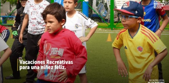 Alcaldía de Los Mártires promueve deporte y juego para la niñez