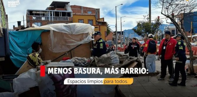 Los Mártires interviene punto crítico con acción conjunta Los Mártires interviene punto crítico con acción conjunta