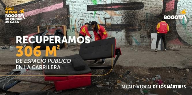 Foto Jornada de Recuperación del Espacio Público en la Localidad de Los Mártires