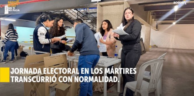 Jornada Electoral en Los Mártires