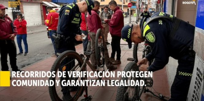 Recorrido de verificación en Los Mártires
