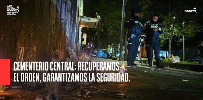 Operativo de Recuperación de Espacio Público en Cementerio Central