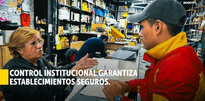 Control institucional garantiza establecimientos seguros.