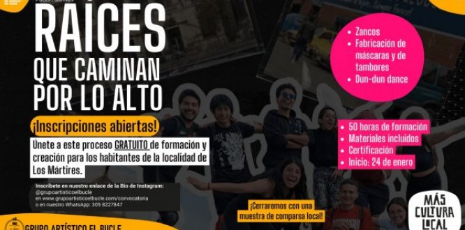 RAÍCES QUE CAMINAN POR LO ALTO - LOCALIDAD DE LOS MÁRTIRES..