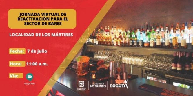 Nueva jornada virtual de reactivación de bares en la localidad de Los Mártires
