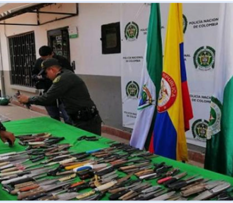 140 armas blancas recuperadas y 5 parques intervenidos tras recorrido del distrito en ´Los Mártires`