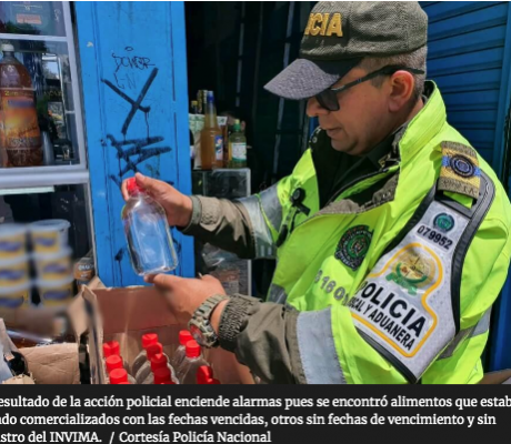 Policía decomisa 950 botellas de licor adulterado en Bogotá