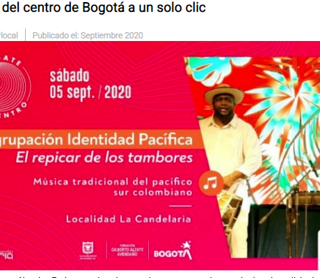 El talento del centro de Bogotá a un solo clic