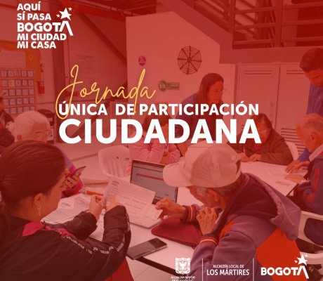 Imagen con texto invitando a la comunidad a participar de la Jornada Única Electoral 